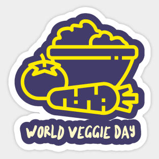 World Veggie Day Sticker